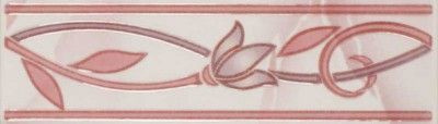 Керамическая плитка софия тюльпан розовый 5,7x20