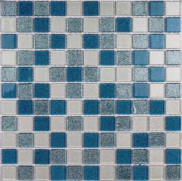 Мозаика shine blue 30x30