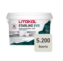 Затирка эпоксидная + клей Литокол STARLIKE EVO 1кг S.200 AVORIO