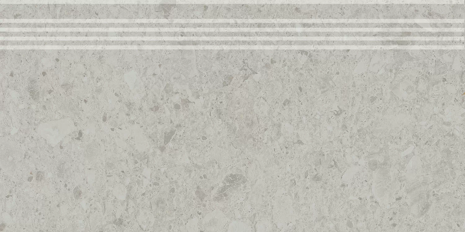 Ступени kerama marazzi dd605820r\gr Чеппо ди Гре серый светлый матовый обрезной 30x60
