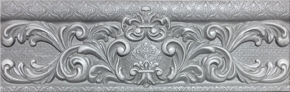 Керамическая плитка agra grey dalila border 8x25,1