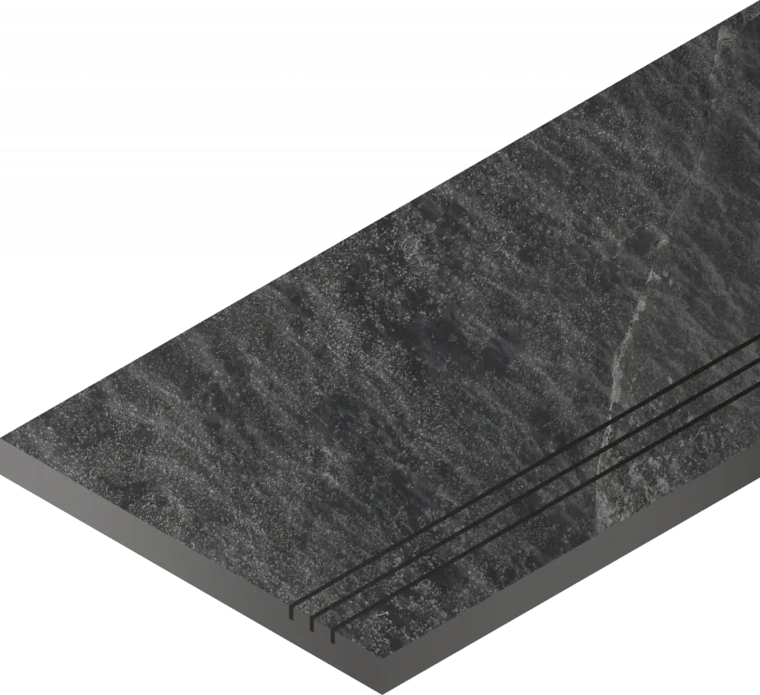 Бортик Италон Материя x2 Титанио грип правый 620090001212 черный 30x120