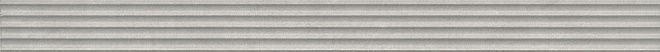 Керамическая плитка Бордюр Пикарди структура серый lsa003 3,4x40