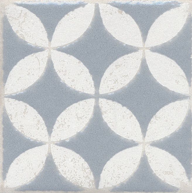 Керамогранит Вставка Амальфи орнамент серый stg\c401\1270 9,9x9,9