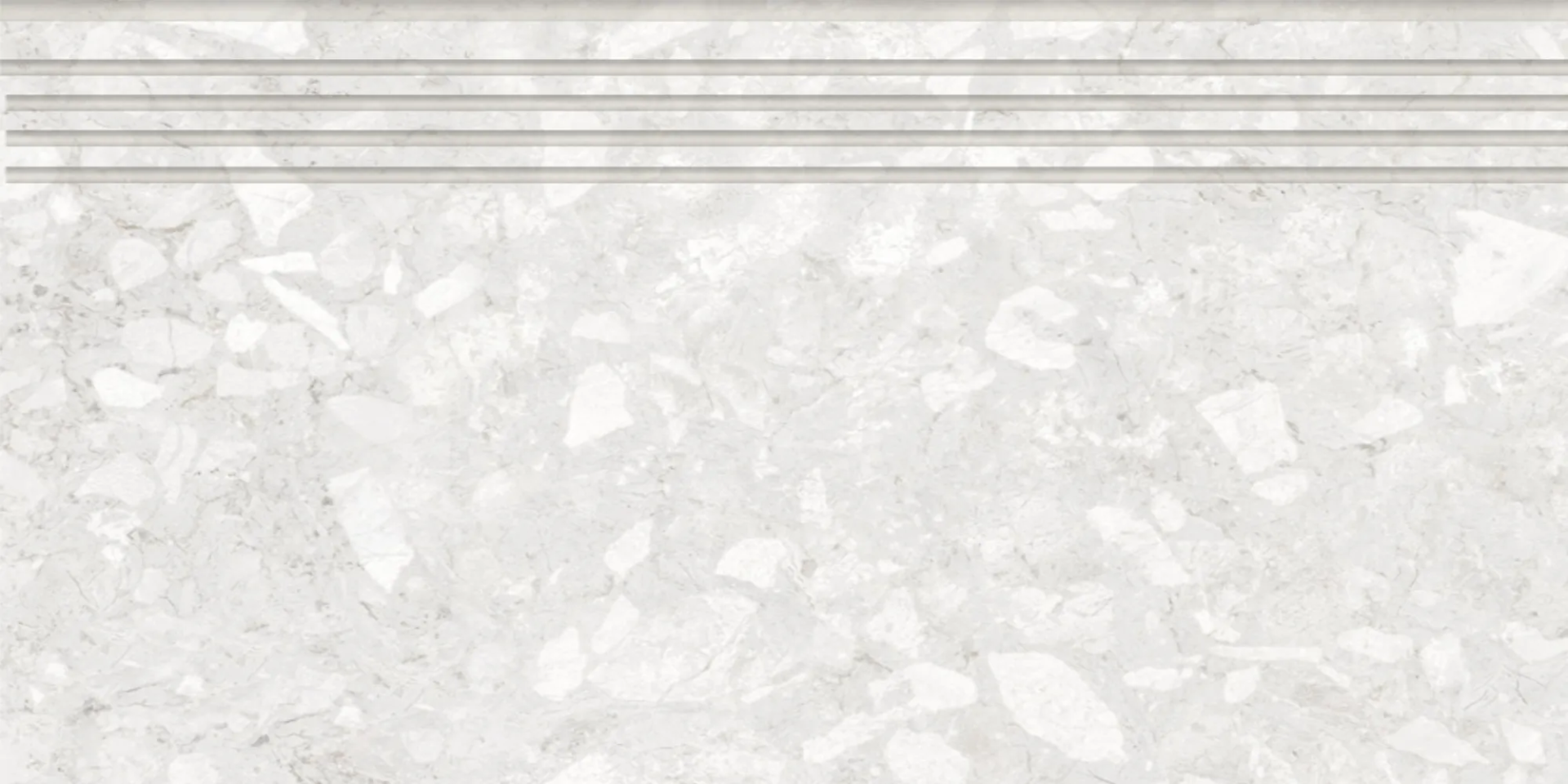 Ступени Керранова molekula white белый 30x60