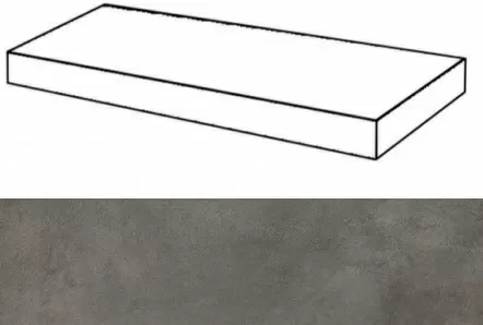 Ступени МИЛЛЕНИУМ БЛЭК СТУП.УГЛ.ПР 620070001290 33x80