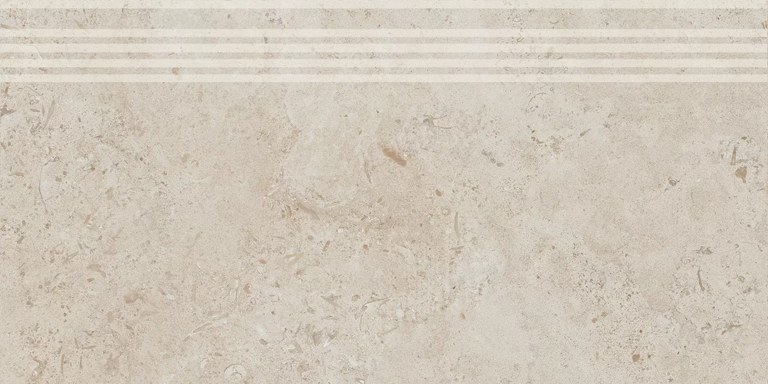 Ступени kerama marazzi dd205520r\gr Про Лаймстоун бежевый натуральный обрезной 30x60