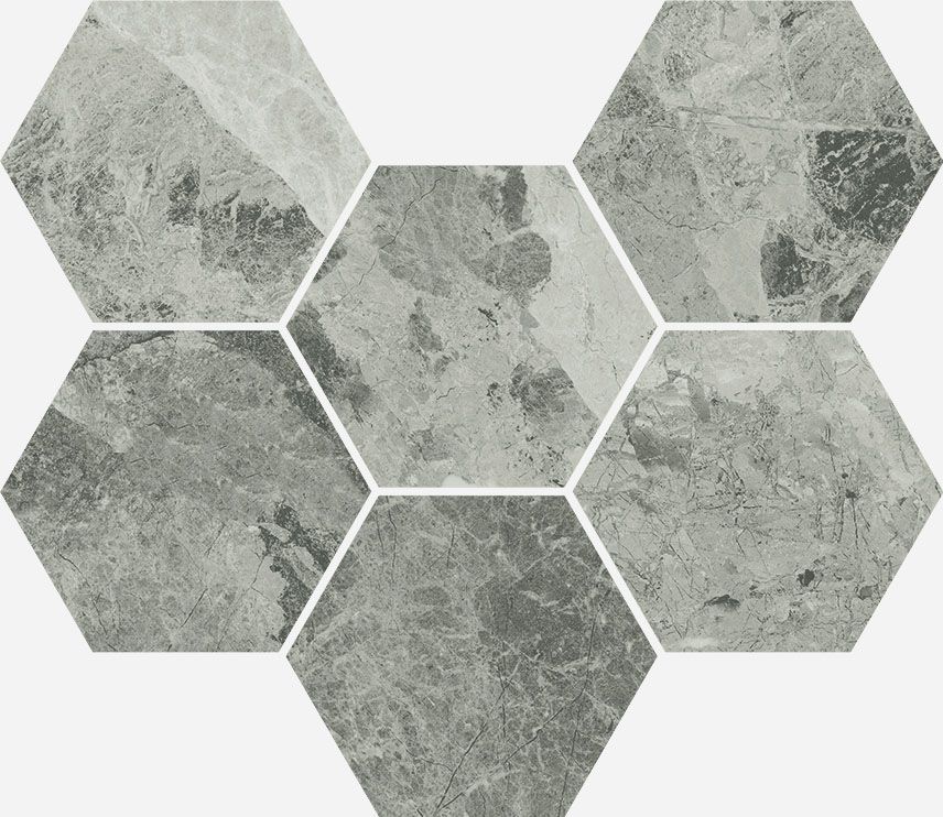 Мозаика Italon Charme Extra Silver Hexagon 25x29