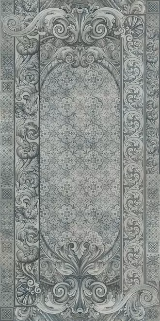 Керамическая плитка Декор kerama marazzi vt\a488\sg591820r Ковер Бозетто матовый обрезной 119.5x238.5