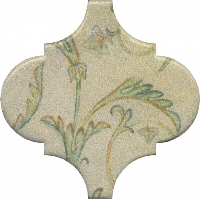 Керамическая плитка Декор Арабески котто орнамент op\a166\65000 6,5x6,5