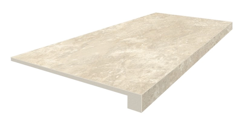 Ступени coliseumgres Да Винчи Беж фронтальная 620070002301 бежевый 33x60