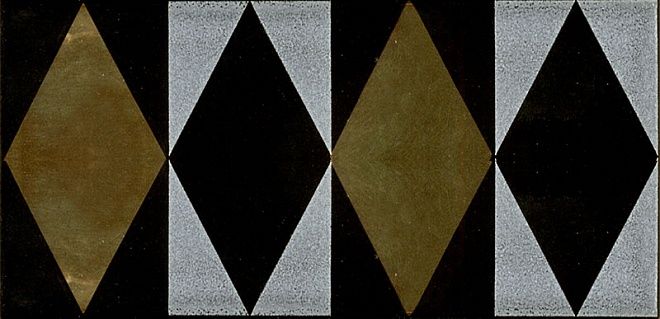 Керамическая плитка Декор Граньяно золото 7,4x15