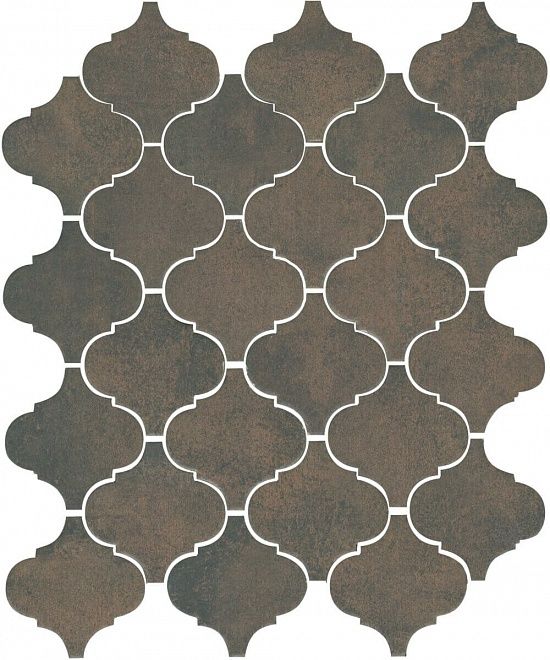 Керамическая плитка арабески котто коричневый 26x30