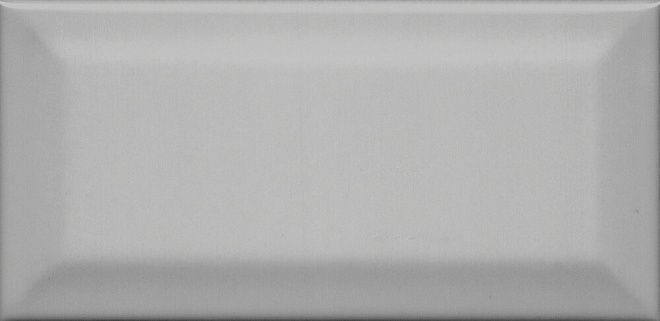 Керамическая плитка клемансо серый тёмный грань 7,4x15