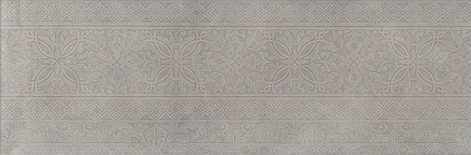 Керамическая плитка Декор Каталунья серый обрезной 13088r\3f 30x89,5