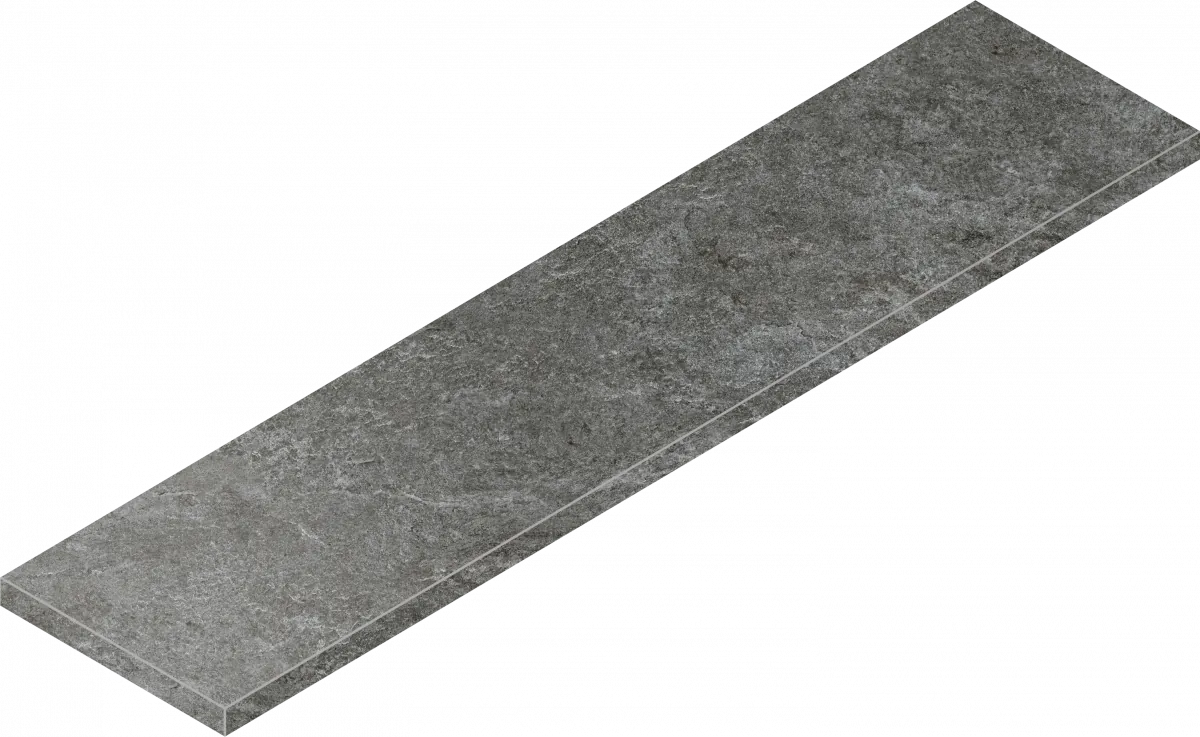 Ступени Италон Магма Графит угловая левая 620070002989 серый 33x120