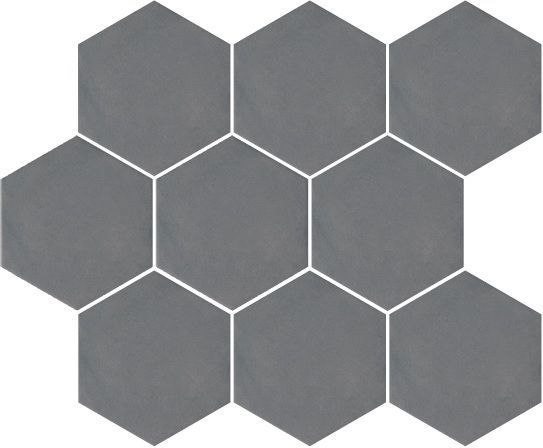 Керамогранит Тюрен серый темный, полотно 37х31 из 9 частей 12х10,4 10,4x12