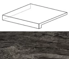 Atlas Concorde MARVEL Absolute Brown Scalino Ang. Lap. Sx коричневый 