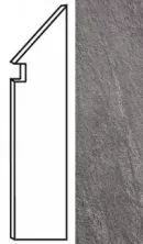 Керамогранит Брейв grey battiscopa sag. dx 7,2x30