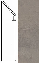 Atlas Concorde Boost Grey Battiscopa Sag.Sx серый 