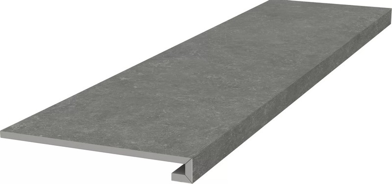 Ступени kerama marazzi km6012g0161rgcf фронтальная клееная Касабланка hp серый темный матовый обрезной 33x119.5