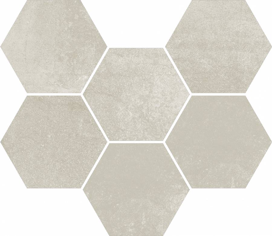 Мозаика expo white hexagon 25x29