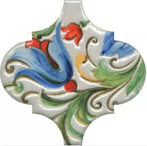 Керамическая плитка Декор kerama marazzi vt\a579\65000 Арабески Тоскана 3 глянцевый 6.5x6.5