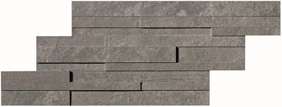 Мозаика trek silver grey brick 3d 30x60