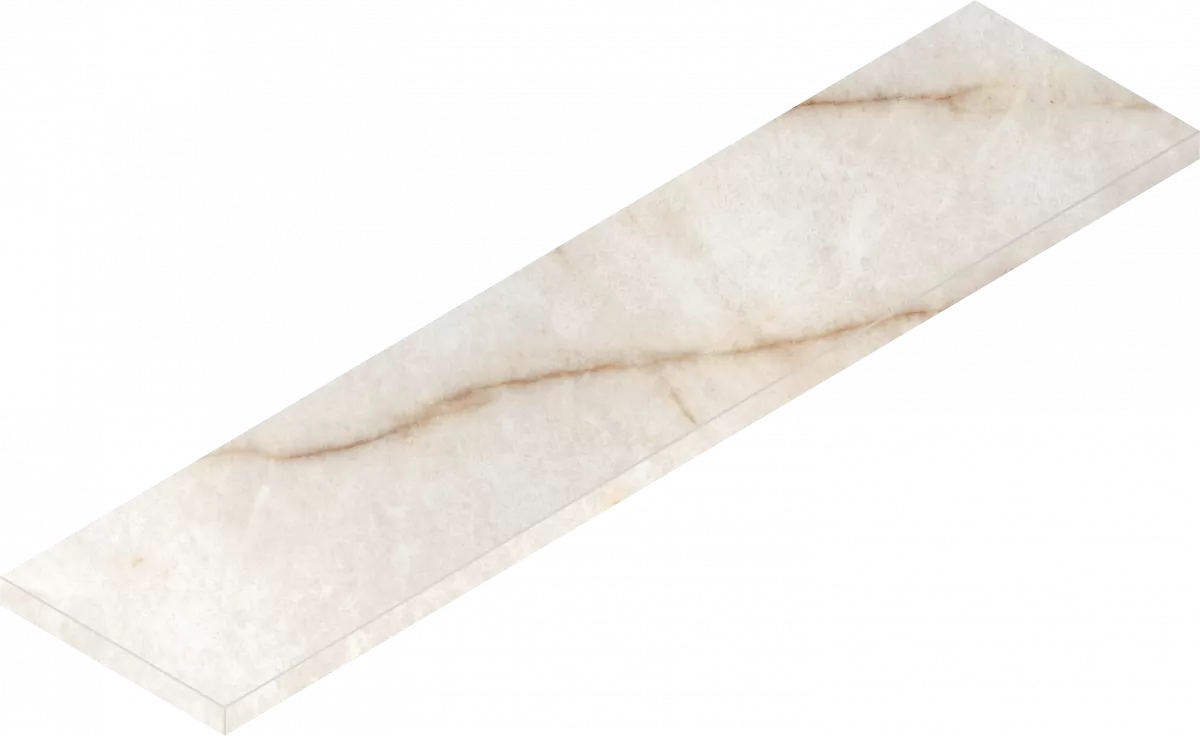 Ступени Италон Стелларис Кристал Пьюр угловая левая 620070002608 бежевый 33x120