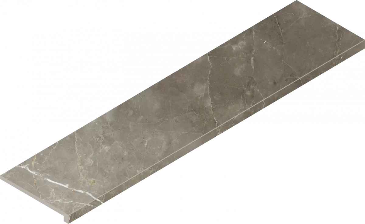 Ступени Италон Стелларис Тусканиа Грэй угловая правая 620070002603 серый 33x120