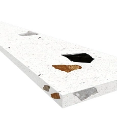 Ступени coliseumgres Палладио/ palladio Уайт Угловая Правая 620070002371 Белый 33x120