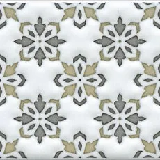 Керамическая плитка Декор Клемансо орнамент stg\a619\16000 7,4x15