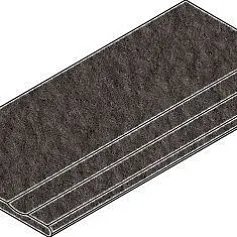 Керамогранит КАРБОН БОРТИК 30x60 С ВЫЕМКОЙ ЗАКРУГЛ 30x60