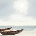 Керамическая плитка Панно Альма Керамика Айленд/ ailand из 2 плиток pwa11ald1 разноцветный 40x60