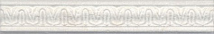 Керама Марацци Бордюр Лаурито BAA001 белый для ванной