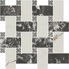 Керамическая плитка Декор kerama marazzi id163 Риальто 3 наборный матовый 43.5x43.5