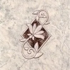 Керамическая плитка блюз декор коричневый 20x30