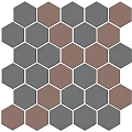 Керамическая плитка Декор kerama marazzi ad\a672\mm Агуста 5 мозаичный микс матовый 30.1x30.1