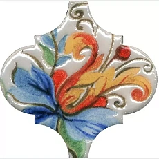 Керамическая плитка Декор kerama marazzi vt\a580\65000 Арабески Тоскана 4 глянцевый 6.5x6.5