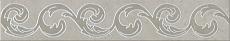 Керамогранит Бордюр Монсанту серый светлый 7,2x40,2