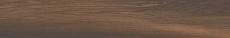 Керамогранит Фоссил Вуд коричневый тёмный обрезной 40x238.5