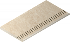 Италон МАГНЕЗИО СТУПЕНЬ ЗАКРУГ.ГРИП 30X60 620040000065 бежевый для офиса для дома для улицы для крыльца