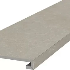 Ступени kerama marazzi km6012g0201rgcf фронтальная клееная Касабланка hp серый светлый матовый обрезной 33x119.5