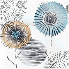 Керамическая плитка Вставка Аксима Сопрано d1 20x20