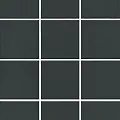 Керамическая плитка Агуста черный из 12 частей 9,8x9,8