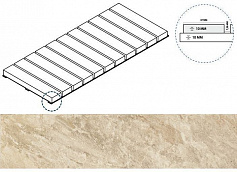 Италон РОУП РЕШЁТКА СТРИМ 10 бежевый для улицы для крыльца