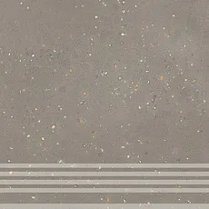 Ступени Керама Марацци km6060g1211r8grf фронтальная Пунтум серый матовый обрезной 30x60