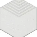Керамическая плитка Декор Агуста белый 5.2x6