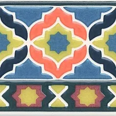 Керамическая плитка Декор Алькасар hgd\a322\16000 7,4x15