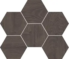 Мозаика estima si04 ametis selection hexagon walnut коричневый 25x28.5